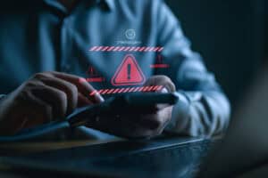 person managing cybersecurity risk
